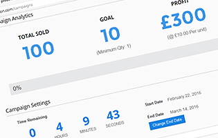 T-shirt fundraising campaign